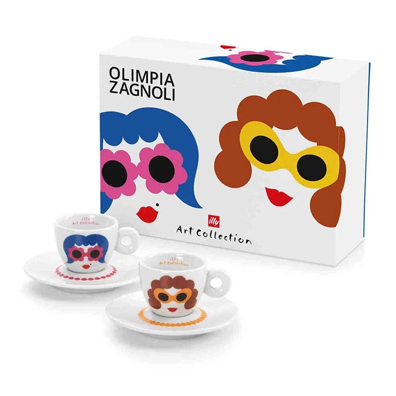 ılly Olimpia Zagnoli Espresso 2 Li Fincan Takimi 60 2019 Cc Art Collection