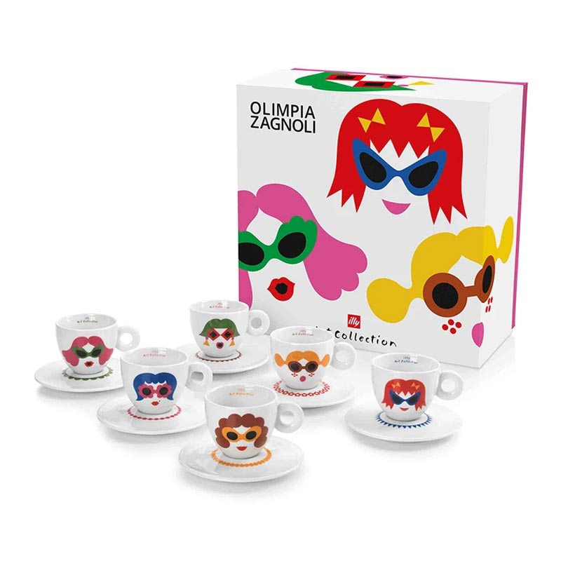 ılly Olimpia Zagnoli Cappuccino 6 Li Fincan Takimi 170 2019 Cc Art Collection