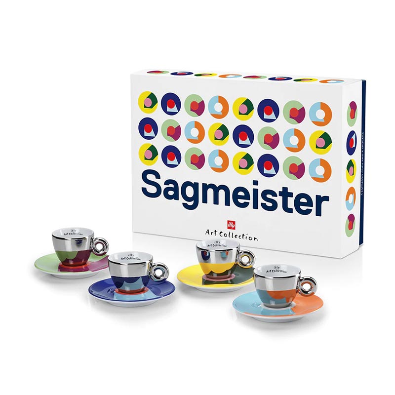 ılly Fincan Takimi 4 Adet Sagmeister Espresso