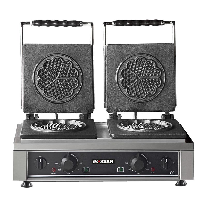ınoksan Yonca Model Waffle Makinesi ıkili