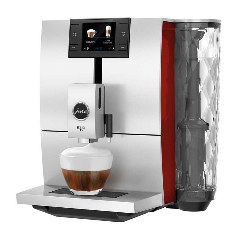 Jura Super Espresso Otomatik ENA-8 Kahve Makinesi Kirmizi