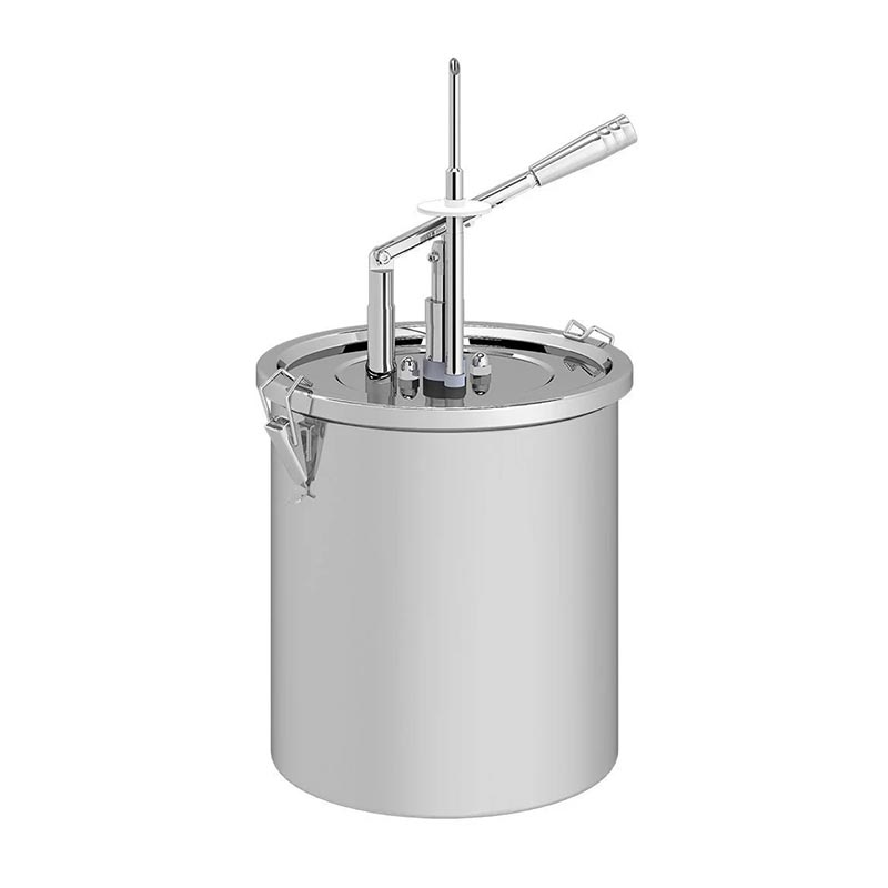 Kalando KD-01910 Enjekte Dolum İğneli Paslanmaz Çelik Kollu Sos Pompası, 10 L — Kalando — Görsel 1