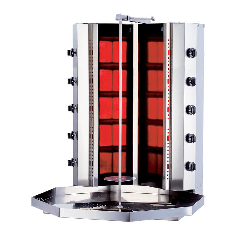 Kalitegaz Model Doner Ocagi 5 5 Radyanli Gazli Klg142vg Motorsuz Camli V