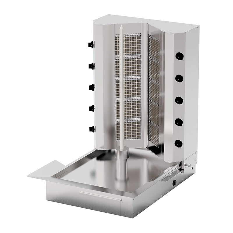 Kalitegaz V Model Doner Ocagi 5 5 Radyanli Gazli Motorsuz Klg142vh Hareketli Govde ısiticili