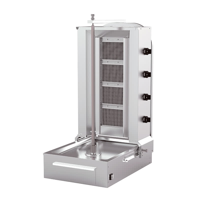 Kalitegaz 4 Radyanli Gazli Alttan Motorlu Hareketli Klg151s Govde Doner Ocagi