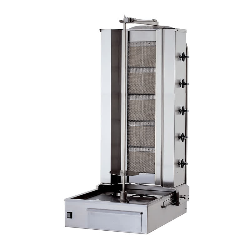 Kalitegaz Doner Ocagi 5 Radyanli Gazli Alttan KLG-152 Motorlu Hareketli Govde