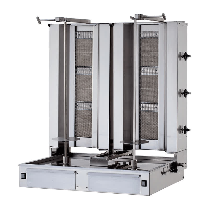 Kalitegaz ıkiz Model Doner Ocagi 3 3 Radyanli Gazli Alttan Klg153t Motorlu Hareketli Govde