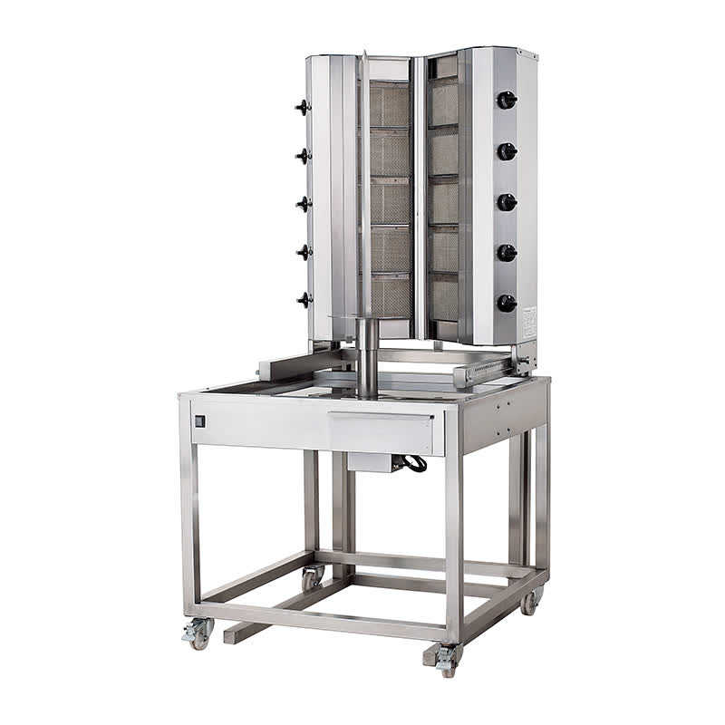 Kalitegaz Model Doner Ocagi 5 5 Radyanli Gazli Alttan Motorlu Klg225va Hareketli Govde V