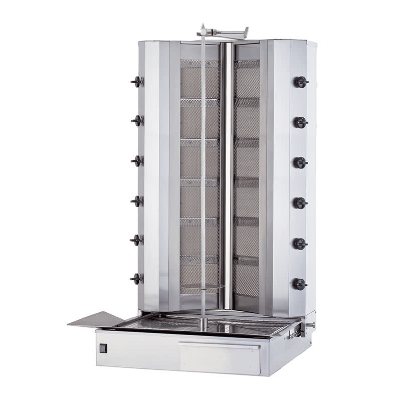 Kalitegaz V Model Doner Ocagi 6 6 Radyanli Gazli Alttan Klg226v Motorlu Hareketli Govde