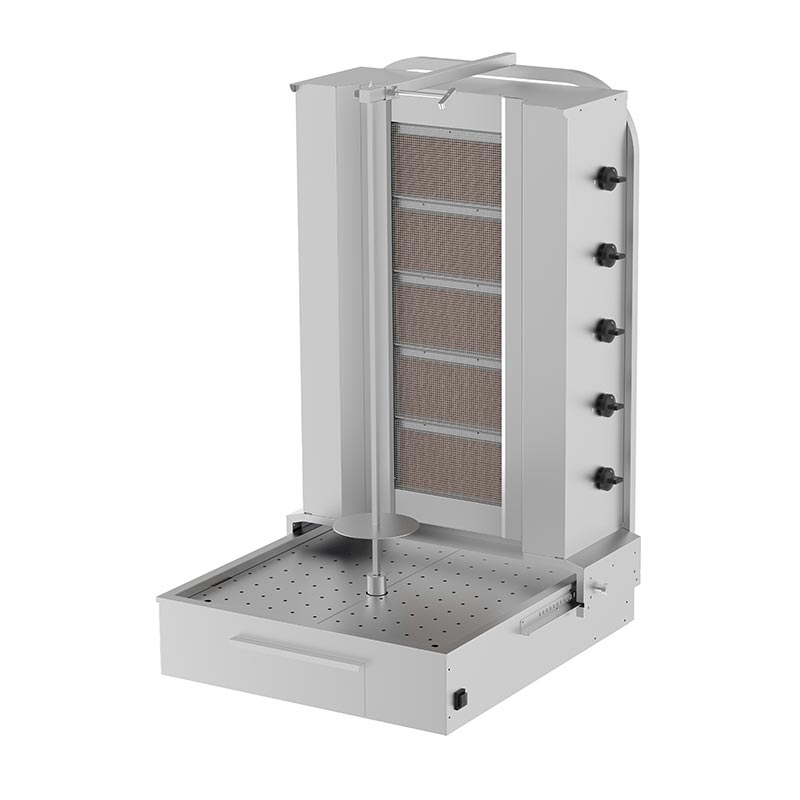 Kalitegaz Doner Genis Kesim 5 Radyanli Doner KLG-252 Makinesi Gazli Chef