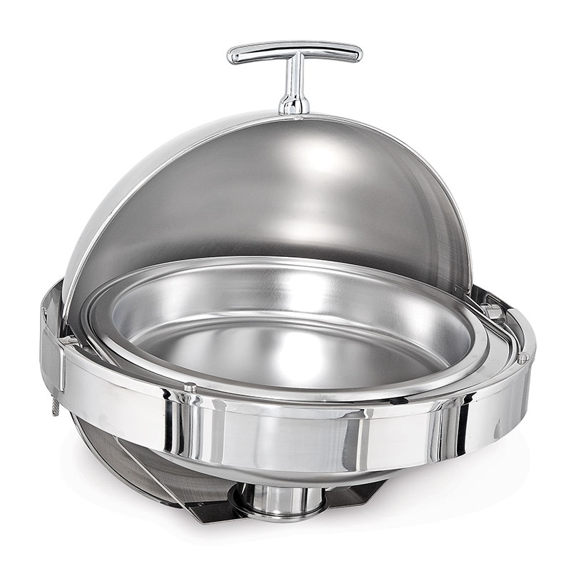 Kapp Delux Chafing Dish Gomme Yuvarlak 6 L Jel Yakitli