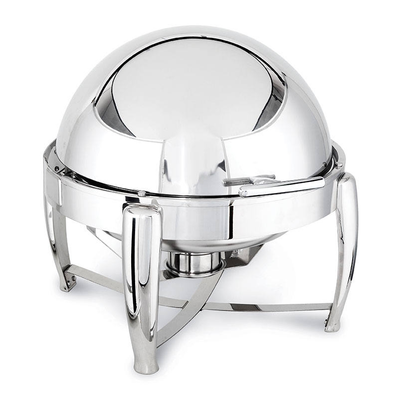 Kapp Delux Chafing Dish Roll Top Yuvarlak 6 L Jel Yakitli