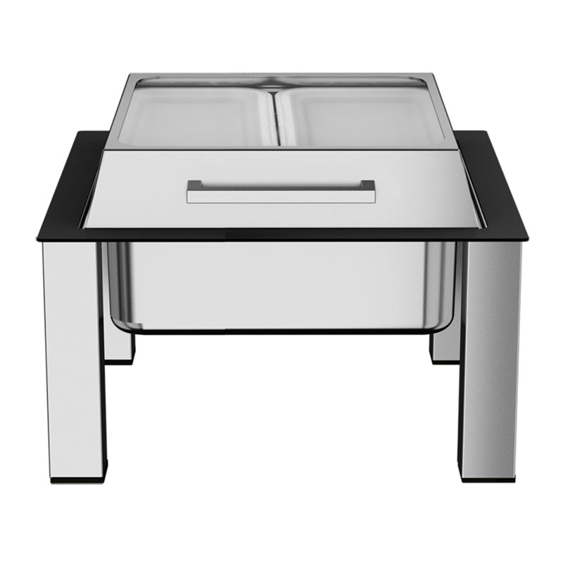 Kapp Fusion Chafing Dish 3 Cam GN-2 Kapakli 6 L