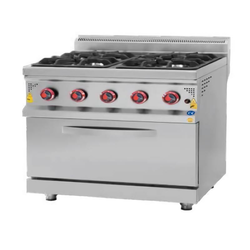 Karacasan 700 Seri Fırınlı Ocak, Kuzine, 800x700x850 mm, Gazlı — Karacasan