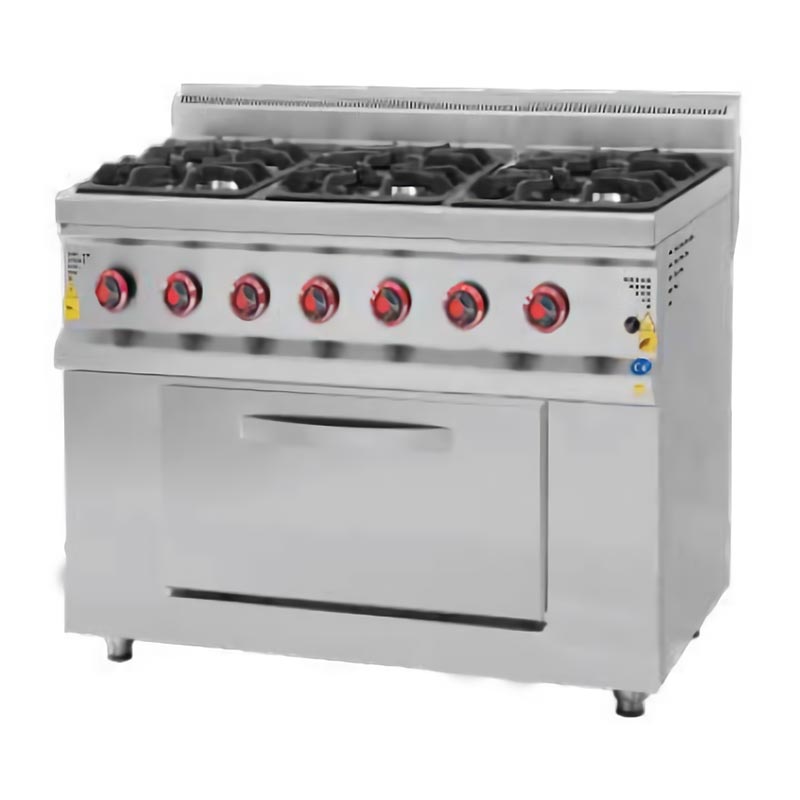Karacasan 700 Seri Fırınlı Ocak, Kuzine, 1200x700x850 mm, Gazlı — Karacasan