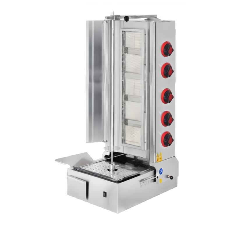 Karacasan Alttan Motorlu Doner 5 Ocagi Radyanli Lpg