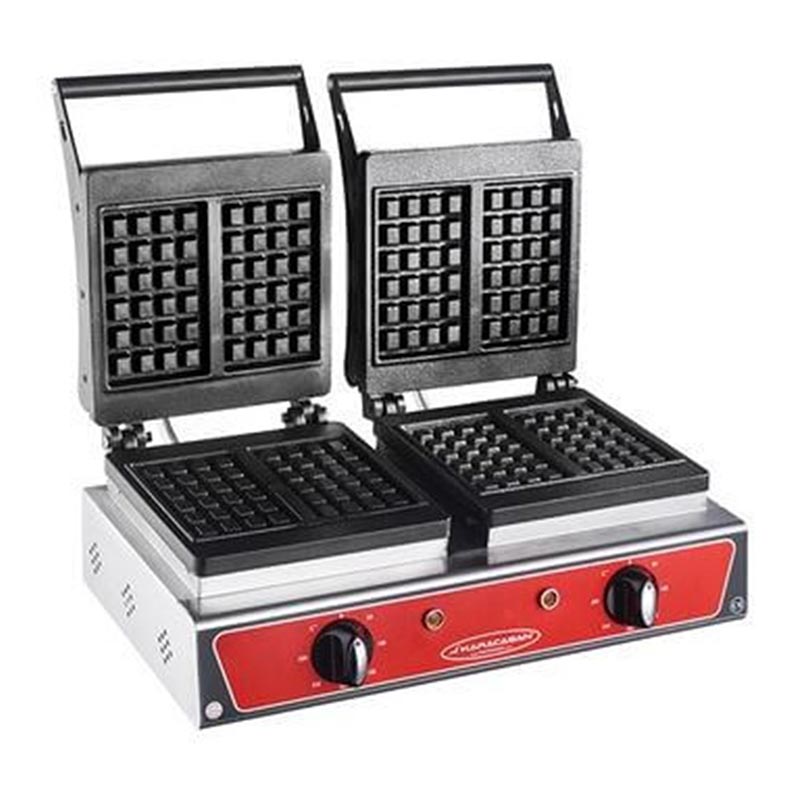 Karacasan Waffle Makinesi Ciftli Kare Elektrikli