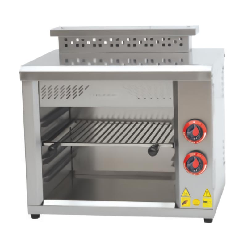 Karacasan Salamander Izgara, 600x700x550 mm, Gazlı — Karacasan