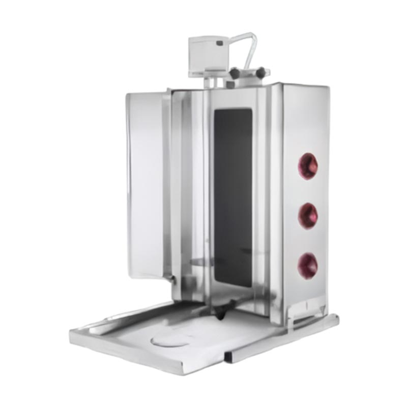 Karacasan Ustten Motorlu Doner 3 Ocagi Radyanli Elektrikli