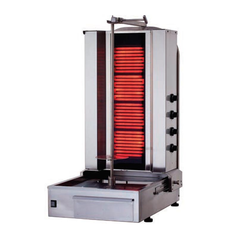 Kayalar Alttan Motorlu Doner Ocagi 4 Camli Radyanli Elektrikli