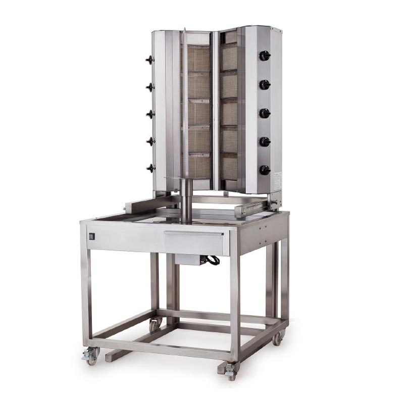 Kayalar Motorlu Doner Ocagi Arabali 6 Radyanli Dogalgazli Alttan