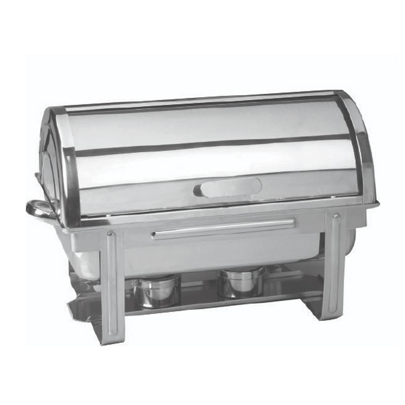 Kayalar Chafing Dish Roll Top Kapakli Ekonomik Jel Yakitli