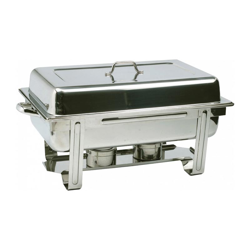 Kayalar Chafing Dish Duz Kapakli ıstiflenebilir Jel Yakitli Eko