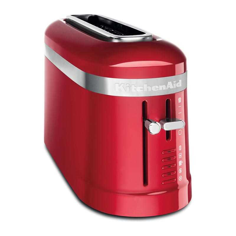 KitchenAid Ekmek Kızartma Makinesi, 2 Dilim, Uzun Yuvalı, İmparatorluk Kırmızısı — KitchenAid