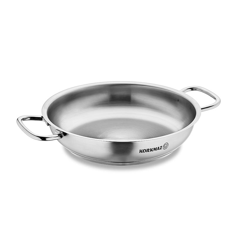 Korkmaz Cift Sapli Tava 20x5 Cm Proline Paella