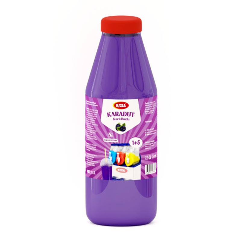 Koza Karadut Aromalı Karlı Buzlu Konsantre Karışımı, 1 L — Koza