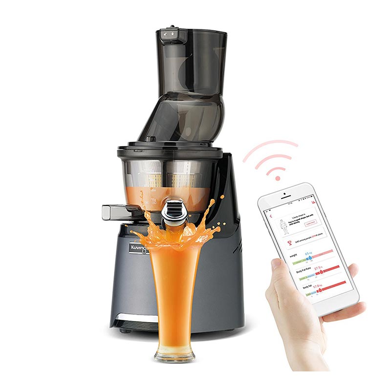 Kuvings Smart Juicer Gri Kati Meyve Sikacagi Smoothie Motiv1 Ve Dondurma Aparatli