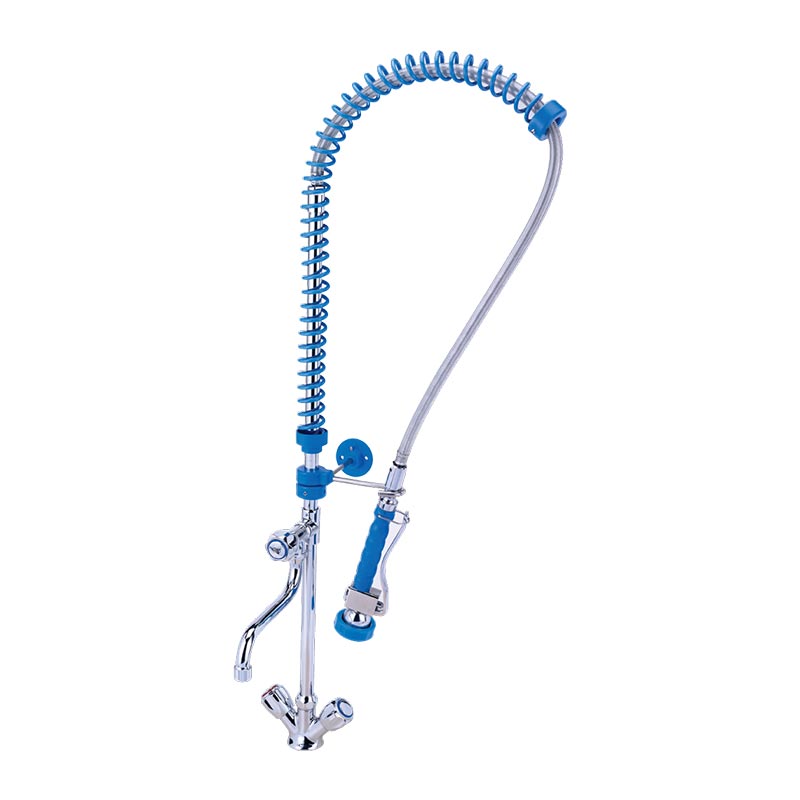 Liva Ara Musluklu Tezgaha Monte Dus Sprey Unitesi GAZ-007 Cift Su Girisli