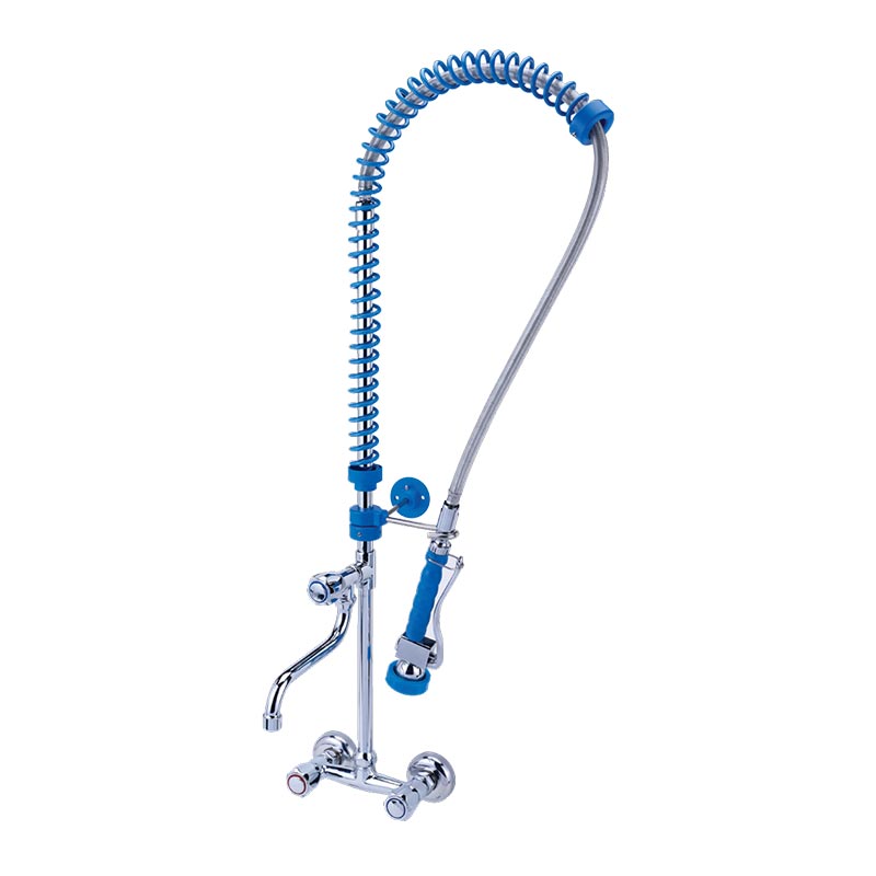 Liva Ara Musluklu Duvara Monte Dus Sprey Unitesi GAZ-015 Cift Su Girisli