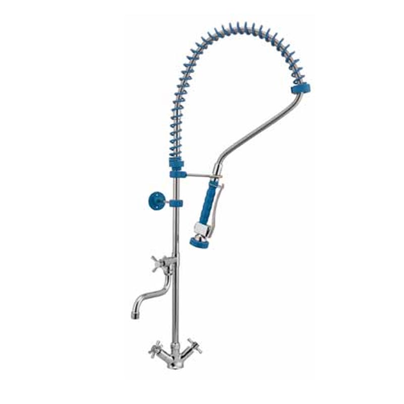 Liva Ara Musluklu Tezgaha Monte Dus Sprey Unitesi GAZ-039 Cift Su Girisli