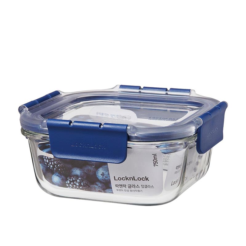 LocknLock LBG224 Top Class Fırın ve Saklama Kabı 750 ml Mavi — LocknLock