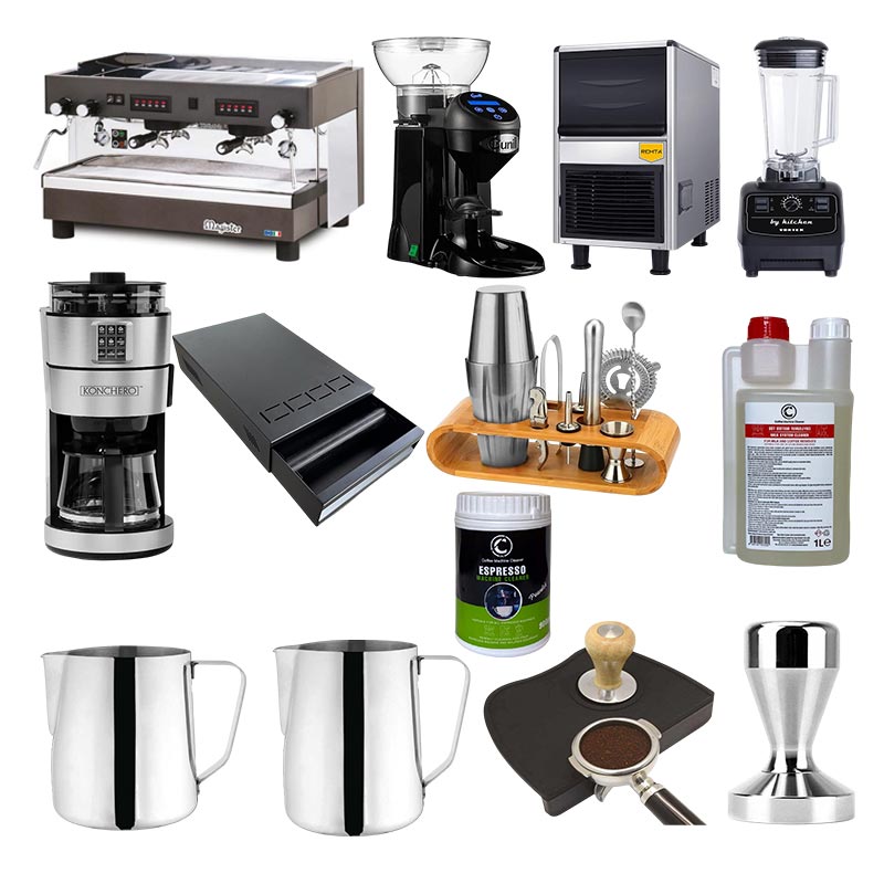 Magister Gruplu Espresso Kahve Makinesi 13 Parca CUP-2 Kafe Seti Tall