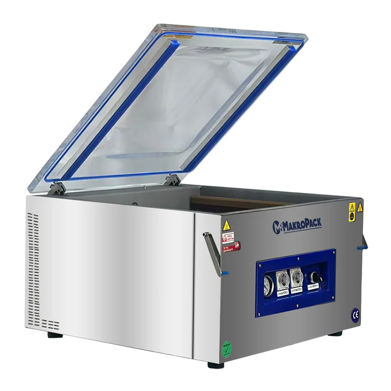 MakPack MP-510 T2/S Vakum Makinesi, Yapıştırma Uzunluğu 2x500 mm, 670x660x500 mm — MakPack