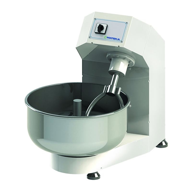 Mateka HYM 600KM Hamur Yoğurma Makinesi, Kapaklı, 45 kg, 220V — Mateka