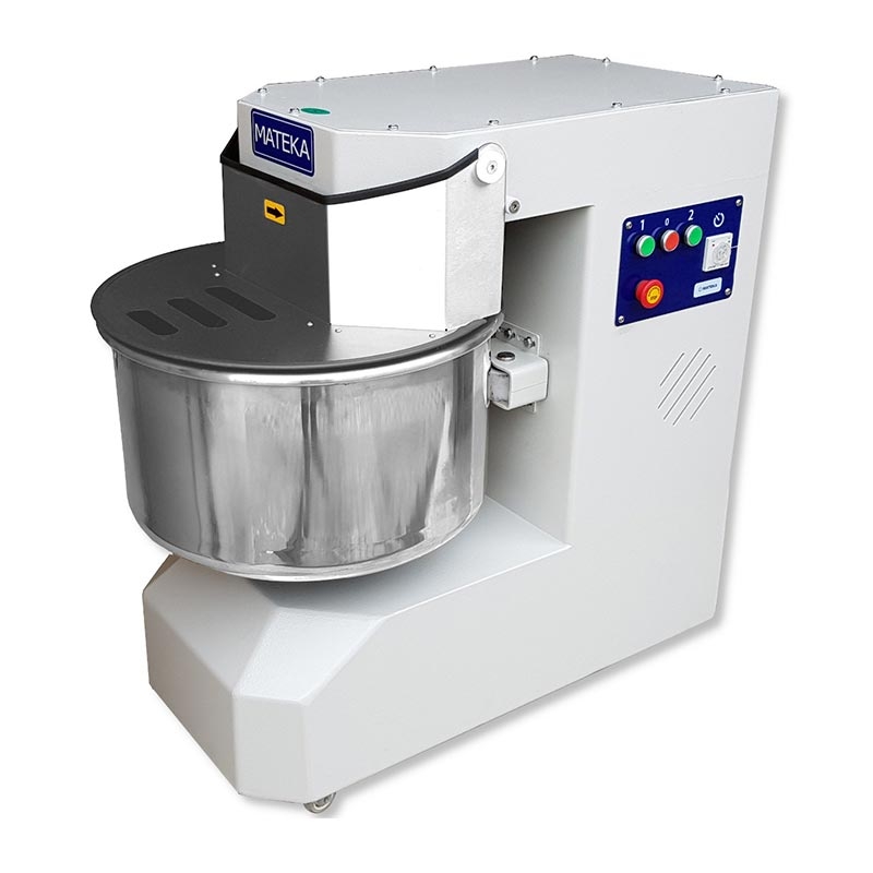 Mateka SPZ 500T Spiral Hamur Yoğurma Makinesi, 2 Hız, 40 kg, 380V — Mateka
