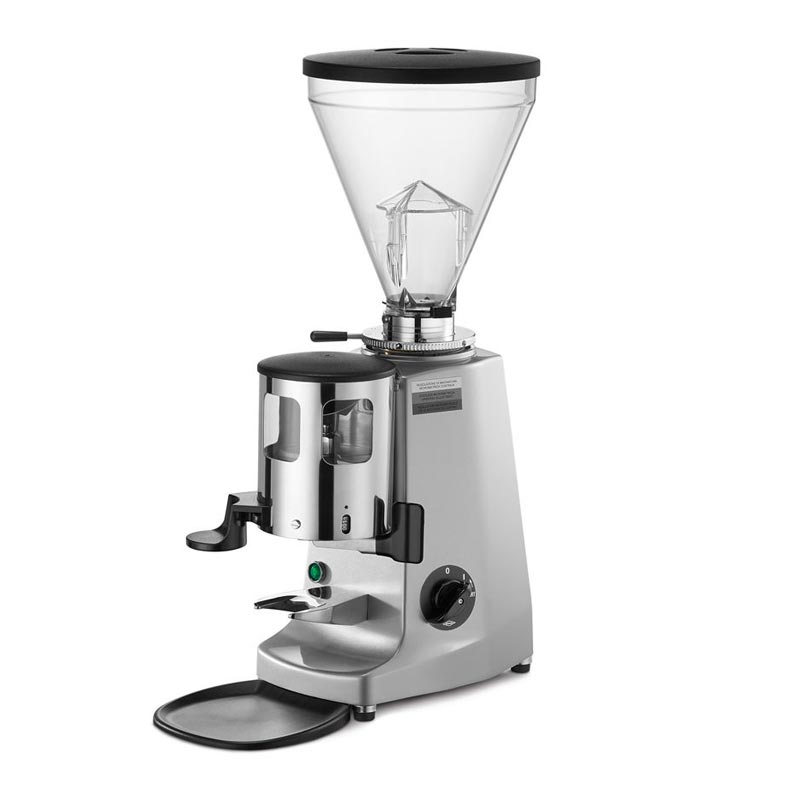 Mazzer Kahve Degirmeni Gumus Lux Manuel