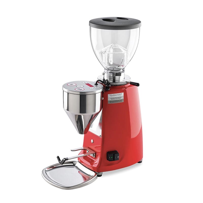 Mazzer Mini Electronic On Demand A Kahve Degirmeni Kirmizi