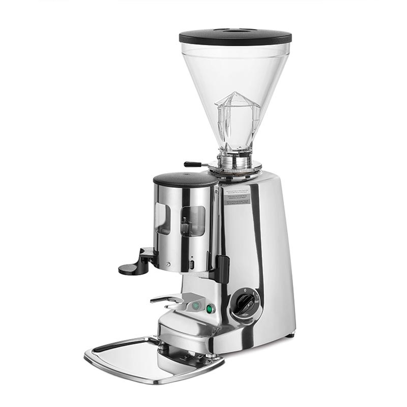 Mazzer Super Jolly Timer Zamanlayicili Kahve Degirmeni Gumus