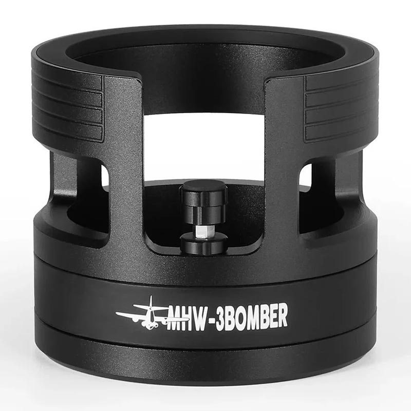 MHW-3Bomber T5839-OS Yu Series Portafiltre Tutucu, 58.35 mm, Siyah — MHW-3Bomber