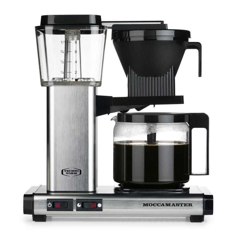 Moccamaster Kahve Makinesi Fircali KBG-741 Gumus Ao Filtre