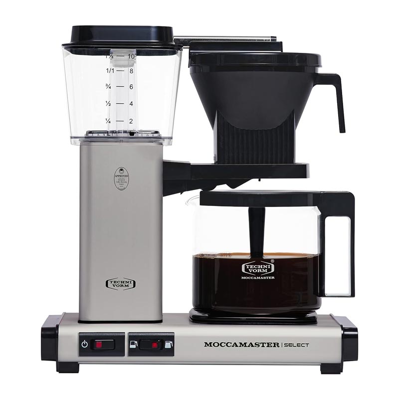 Moccamaster Ao Filtre Kahve KBG-741 Makinesi Mat Gumus