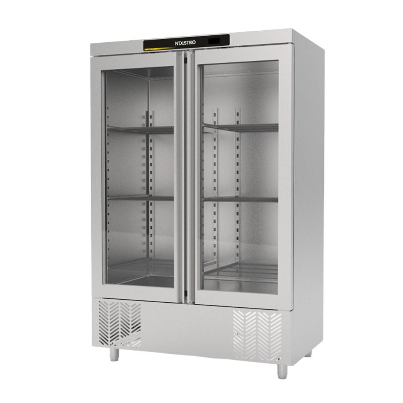 Ndustrio Tip Gastronorm Derin Dondurucu 2 Tam Cam Kapili 1400 CNG-202 L Gd Dik