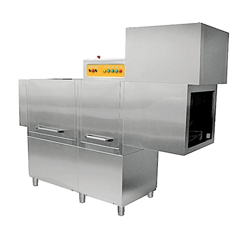 Ndustrio Sag Girisli Kurutmali Konveyorlu Bulaşık Makinesi Dw3000dr 187 Sepet Saat