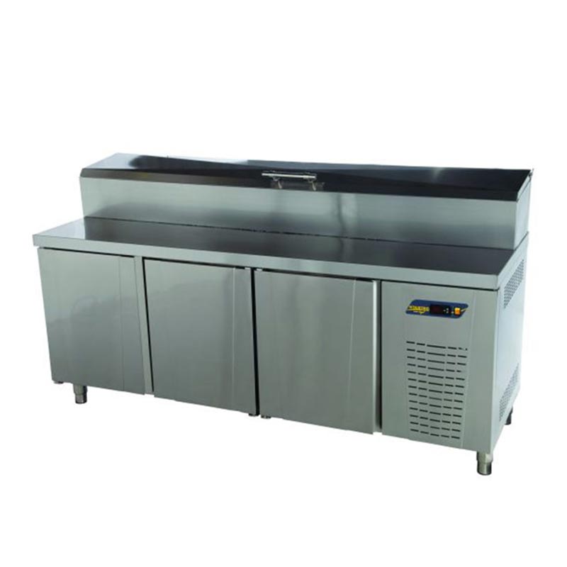 Ndustrio Tipi Salata Hazirlik Dolabi 3 Kapili MUR-73 532 L Tezgah