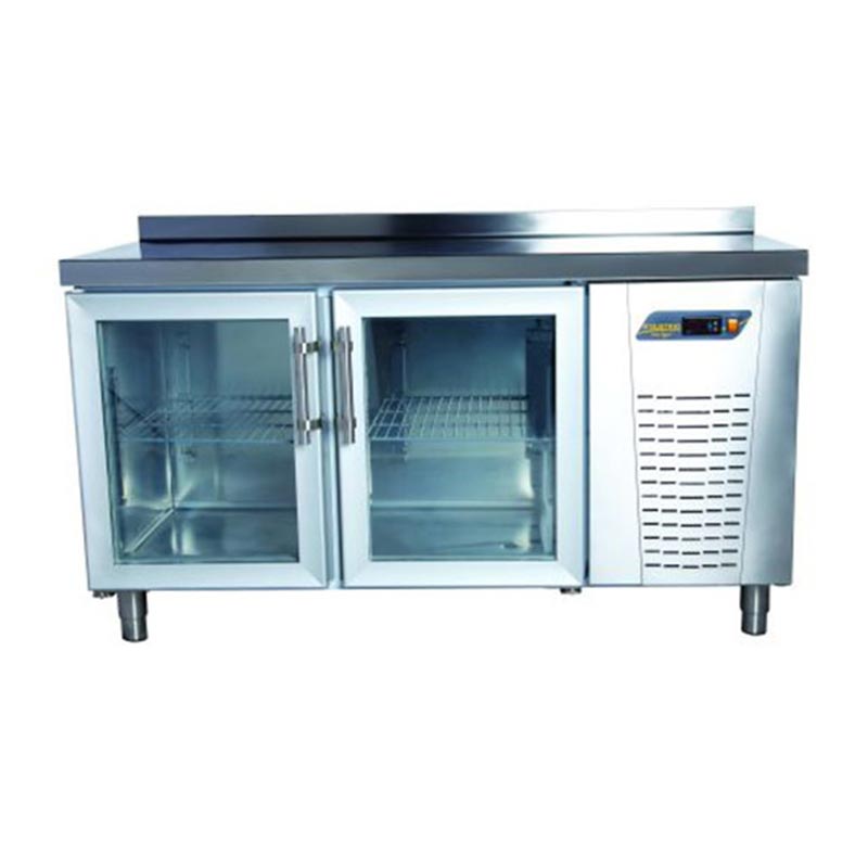 Ndustrio Tezgah Tip Gastronorm Buzdolabi 2 TPG-72 Cam Kapili Gd
