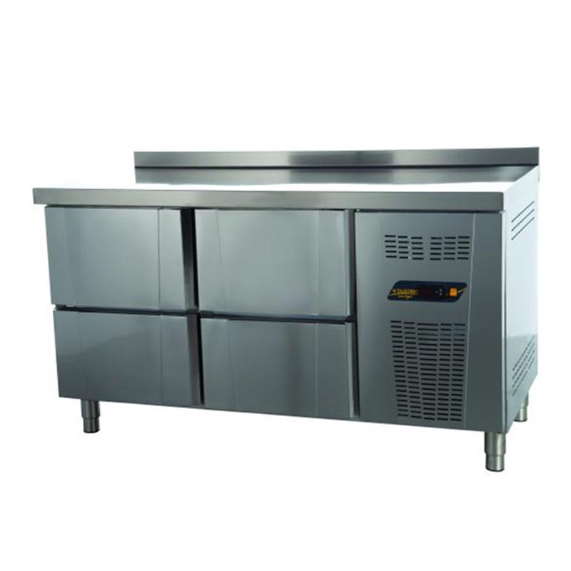 Ndustrio 4d Tezgah Tip Snack Buzdolabi 4 TPS-62 Cekmeceli 2 Kapili